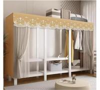 UYHBCNQD Organisateurs de placard verticaux pour armoire à vêtements - Assemblage facile - Tringle de rangement pour chambre à coucher et dortoir - Spacieux