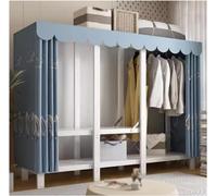 UYHBCNQD Organisateurs de placard verticaux pour armoire à vêtements - Assemblage facile - Tringle de rangement pour chambre à coucher et dortoir - Spacieux