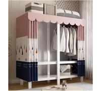 UYHBCNQD Organisateurs de placard verticaux pour armoire à vêtements - Assemblage facile - Tringle de rangement pour chambre à coucher et dortoir - Spacieux