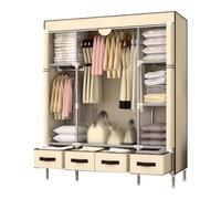 UYHBCNQD Organisateurs de placard verticaux pour la maison, les vêtements, la chambre à coucher, armoire de rangement de luxe avec boîte à tiroir, armoire de rangement spacieuse
