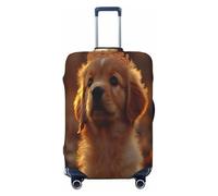 UYHhgqw A Dog Under The Sunset Housse de protection durable anti-rayures pour bagages de 45,7 à 81,3 cm, Noir , S