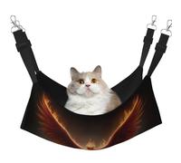 UYHhgqw Beau hamac Phoenix pour animal domestique, lit en velours, sangles réglables avec crochets métalliques, parfait pour les petits animaux de compagnie