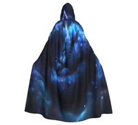 UYHhgqw Costume de sorcière d'Halloween The Cat In The Dream - Cape à capuche pour homme et femme - Costume d'horreur d'horreur d'Halloween - Costume de cosplay