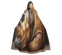 UYHhgqw Costume d'Halloween The Secret Of Rhinoceros - Cape à capuche pour homme et femme - Costume d'horreur et d'horreur - Costume de cosplay
