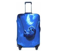 UYHhgqw Elves Under The Night Sky Housse de protection pour valise, anti-rayures, convient aux bagages de 45,7 à 81,3 cm, Noir , L