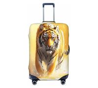 UYHhgqw Fierce Northeast Tiger Housse de protection anti-rayures pour bagages de 45,7 à 81,3 cm, Noir , M