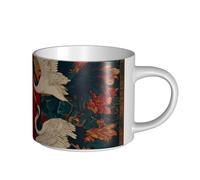 UYHhgqw Grue Tasse en céramique pour femme, tasses à café, grande capacité et poignée, pour bureau, maison