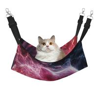 UYHhgqw Hamac lumineux en velours pour animal domestique, sangles réglables avec crochets métalliques, parfait pour les petits animaux de compagnie