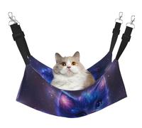 UYHhgqw Hamac lumineux en velours pour chat, sangles réglables avec crochets métalliques, parfait pour les petits animaux de compagnie