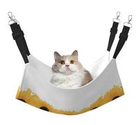 UYHhgqw Hamac pour animal domestique en velours motif bouquet de tournesol aquarelle, sangles réglables avec crochets métalliques, parfait pour les petits animaux de compagnie