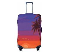 UYHhgqw Lingering Light of the Setting Sun Housse de protection pour valises anti-rayures pour bagages de 45,7 à 81,3 cm, Noir , M
