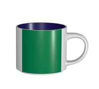 UYHhgqw Mug en céramique drapeau du Nigeria pour femme, tasses à café, grande capacité et poignée, pour bureau, maison