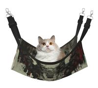 UYHhgqw Mysterious Totem Hamac pour animal domestique, lit en velours, sangles réglables avec crochets métalliques, parfait pour les petits animaux de compagnie