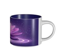 UYHhgqw Sacred Geometry Tasse en céramique pour femme, tasses à café, grande capacité et poignée, pour bureau, maison