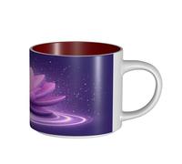 UYHhgqw Sacred Geometry Tasse en céramique pour femme, tasses à café, grande capacité et poignée, pour bureau, maison