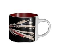 UYHhgqw Starlight Fragments Tasse en céramique pour femme, tasses à café, grande capacité et poignée, pour bureau, maison