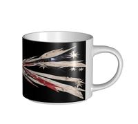 UYHhgqw Starlight Fragments Tasse en céramique pour femme, tasses à café, grande capacité et poignée, pour bureau, maison