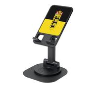 UYHhgqw Support de téléphone universel, support de bureau réglable pour iPhone, téléphones portables et tablettes, rotation à 360°, drapeau de l'État de Bade-Wurtemberg