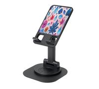 UYHhgqw Support de téléphone universel, support de bureau réglable pour iPhone, téléphones portables et tablettes, rotation à 360°, jungle de science-fiction