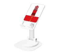 UYHhgqw Support de téléphone universel, support de bureau réglable pour iPhone, téléphones portables et tablettes, rotation à 360°, drapeau de Gibraltar
