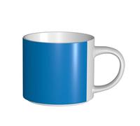 UYHhgqw Tasse en céramique de couleur bleue naturelle pour femme, tasses à café, grande capacité et poignée, pour bureau, maison