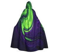 UYHhgqw The Beauty Of Color Costume de sorcière d'Halloween - Cape à capuche pour homme et femme - Costume d'horreur d'horreur d'Halloween - Costume de cosplay