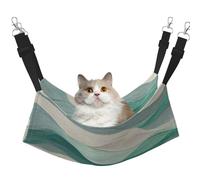 UYHhgqw The Beauty Of Lines Hamac pour animal domestique, lit en velours, sangles réglables avec crochets métalliques, parfait pour les petits animaux de compagnie