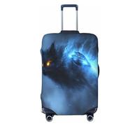 UYHhgqw The Cat's Fantasy Dream Housse de protection durable anti-rayures pour bagages de 45,7 à 81,3 cm, Noir , M