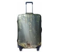 UYHhgqw The Forest Under The Sunshine Housse de protection anti-rayures pour bagages de 45,7 à 81,3 cm, Noir , M