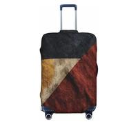 UYHhgqw The Old German Flag Housse de protection pour valise, anti-rayures, convient aux bagages de 45,7 à 81,3 cm, Noir , S