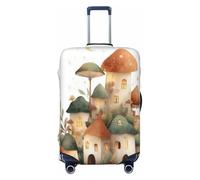 UYHhgqw The Secret of Mushroom House Housse de protection anti-rayures pour bagages de 45,7 à 81,3 cm, Noir , S