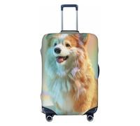 UYHhgqw The Smile of A Dog Housse de protection anti-rayures pour bagages de 45,7 à 81,3 cm, Noir , L