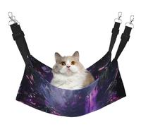 UYHhgqw Tropical Aesthetics Hamac pour animal domestique, lit en velours, sangles réglables avec crochets métalliques, parfait pour les petits animaux de compagnie