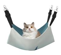 UYHhgqw Whales On The Sea Surface Hamac pour animal domestique, lit en velours, sangles réglables avec crochets métalliques, parfait pour les petits animaux de compagnie