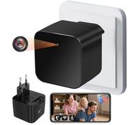 UYIKOO Caméra Espion WiFi, 5G Mini Camera Cachée sans Fil, Micro Camera Espion Chargeur USB Discrete a Diatance 1080P HD Détection de Mouvement Caméra de Surveillance Tuyasmart APP Contrôle