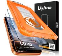 Uyiton Lot de 2 protecteurs d'écran mats compatibles avec iPhone 17 Pro Max - Anti-traces de doigts [facile à installer] Couverture complète incassable lisse comme une protection d'écran en verre