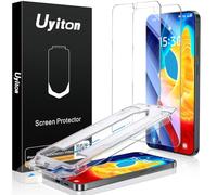Uyiton UnBreak-Glass Lot de 2 films de protection d'écran pour Samsung Galaxy S25/S24, support d'empreintes digitales à ultrasons, cadre d'alignement automatique, verre trempé anti-rayures sans bulles