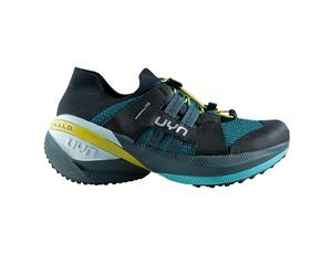 UYN 6Sense Green - Chaussures de Course en Montagne avec Tige imperméable, Semelle Hexagonal Dots et système H.A.L.O pour la stabilité