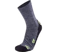 UYN Biking Chaussette technique pour cyclisme homme, Homme, Chaussettes techniques pour cyclisme, S100086, Anthracite/jaune fluo, 42-44