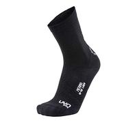 UYN Biking Chaussettes de cyclisme pour femme, Femme, S100087, Black/White, 39-40