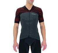 UYN Biking Man Coolboost Ow T-Shirt pour Homme, Homme, Jacket, O101676, Sharkskin/Red Wagon, m