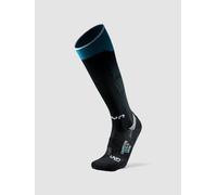UYN Chaussettes de running Compression One Femmes – Noir/Turquoise – Taille 37-38