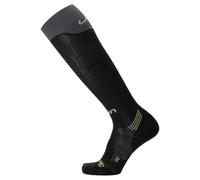 UYN Chaussettes de running Compression One – Natex bio-based – Noir/Gris 39-41