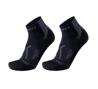 UYN Chaussettes de course Run Super Fast - Lot de 2 paires, Ventilation élevée, Absorption des chocs et Ajustement optimal pour la performance