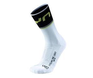 UYN Chaussettes de cyclisme Cycling One Light en Natex - Sans bord-côte, Respirantes et Légères pour des performances maximales par temps chaud