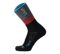 Uyn Chaussettes de sport aqua / gris / gris foncé / rouge / noir, Taille 37-38