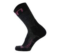 Uyn Chaussettes de sport gris foncé / orchidée / noir, Taille 35-36
