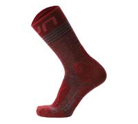Uyn Chaussettes de sport gris foncé / rouge cerise, Taille 35-36