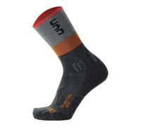 Uyn Chaussettes de sport gris / gris foncé / orange foncé / rouge, Taille 42-44