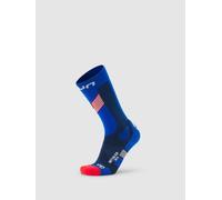 UYN Chaussettes Natyon - Chaussettes Techniques avec Compression, Respirantes et Thermorégulatrices en Natex - Design des Équipes Nationales